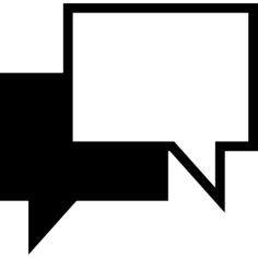 Facebook Chat Balloons Svg Line Art, Free Vectors File